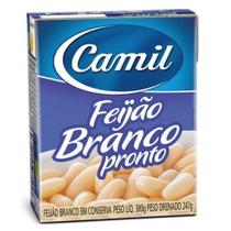 Kit com 6 Feijão Branco Pronto Camil 380g