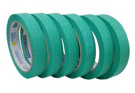 Kit Com 6 Fita Crepe Colorida 18mm X 30m Fitas Adesivas