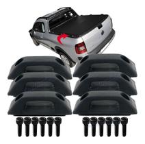 Kit com 6 Gancho da Caçamba Saveiro G5 e G6 + Parafuso