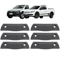 Kit Com 6 Ganchos Amarração Carga Carroceria Gm Montana