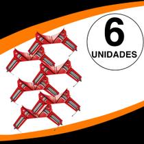 Kit com 6 Grampos Sargento Angular 90 Graus 3" Polegadas REFORÇADO 100% EM AÇO
