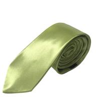 Kit com 6 gravata verde oliva cetim , casamentos, cogresso