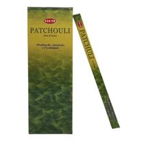 Kit com 6 Incensos Indianos Patchouli Aroma Relaxante