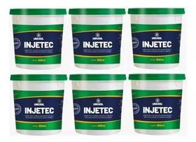 Kit Com 6 Injetec Impermeabilizante Elimina Umidade Kit Com 6 Injetec Impermeabilizante Elimina Umidade