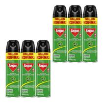 Kit com 6 Inseticidas Baygon Aerossol Ação Total 360ml cada