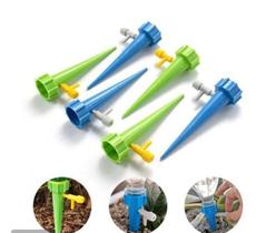 Kit com 6 - Irrigadores Automáticos - Gotejadores para plantas - acopláveis em garrafa pet p/ jardim