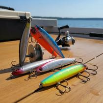 Kit Com 6 Isca De Pesca Artificial 90mm 16g Cor Sortida Kit Com 6 Isca De Pesca Artificial 90mm 16g Cor Sortida