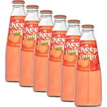 Kit Com 6 Keep Cooler Aurora Classic Pêssego 275ml