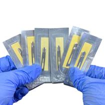 Kit com 6 Lâminas de Goiva Descartáveis - 2 Unids de Cada (Nº 4, Nº 5 e Nº 6) - Uso Podológico Kit com 6 Lâminas de Goiva Descartáveis - 2 Unids de Cada (Nº 4, Nº 5 e Nº 6) - Uso Podológico