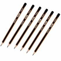 Kit com 6 Lápis Preto Maped Black Peps Graduado 6B Traço Macio e Intenso Kit com 6 Lápis Preto Maped Black Peps Graduado 6B Traço Macio e Intenso
