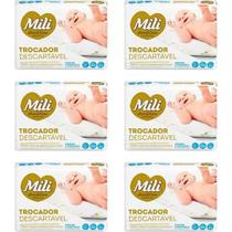Kit Com 6 Lençol Trocador Absorvente Descartável Mili Love&Care 5 Unidades Cada Kit Com 6 Lençol Trocador Absorvente Descartável Mili Love&Care 5 Unidades Cada