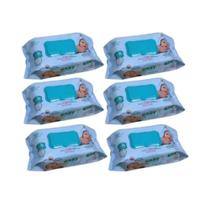 Kit Com 6 Lenços Umedecidos 720 Toalhas Marigold Baby