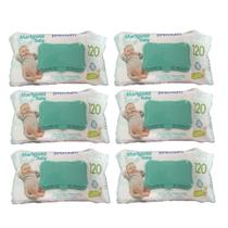 Kit Com 6 Lenços Umedecidos com Camomila Marigold Baby