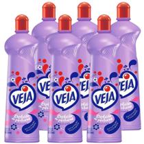 Kit com 6 Limpadores Multiuso Veja Frescor Violeta 500ml