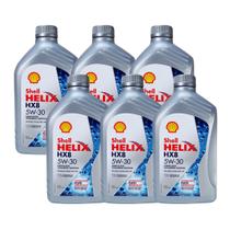 Kit Com 6 Litros Shell Helix Hx8 5w30 Sintético