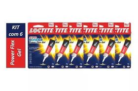 kit com 6 - Loctite Super Bonder Flexivel 2g kit com 6 - Loctite Super Bonder Flexivel 2g