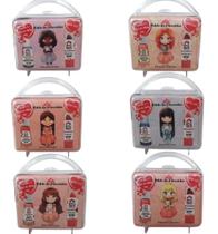 Kit Com 6 Maletas De Maquiagem Amusant Princesinhas