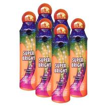 Kit com 6 Marcadores de Bingo Laranja Super Brilhante 90 ml Kit com 6 Marcadores de Bingo Laranja Super Brilhante 90 ml