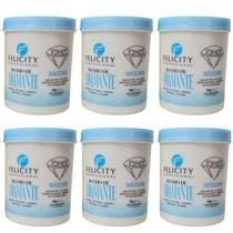 Kit Com 6 Mascara Capilar Banho De Diamantes Felicity 6x1K Kit Com 6 Mascara Capilar Banho De Diamantes Felicity 6x1K