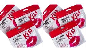 Kit com 6 Máscaras Labial Perfect Kiss Com Colágeno Vivai 8g