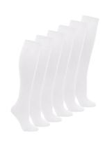 Kit com 6 Meias 3/4 Fio 40 Opaca Loba 5550-001
