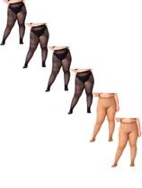 Kit com 6 Meias Calças Fio 40 Opaca Trifil 6101 Plus Size Colorido Kit com 6 Meias Calças Fio 40 Opaca Trifil 6101 Plus Size Colorido