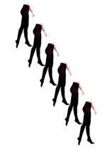 Kit com 6 Meias Calças Fio 80 Lã Acrílica Loba 5805-001