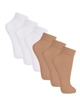 Kit com 6 Meias Soquete Fio 20 Loba 5530-001 Kit com 6 Meias Soquete Fio 20 Loba 5530-001