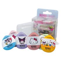 Kit com 6 Mini Esponjas Hello Kitty and Friends by Klass Vough Ref. PFHK-05 Kit com 6 Mini Esponjas Hello Kitty and Friends by Klass Vough Ref. PFHK-05