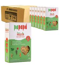 Kit Com 6 Mini Fusilli Tricolori Com Vegetais Papapa 200G