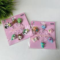 Kit com 6 Mini Prendedores Decorativos - Interponte / WX Gift Kit com 6 Mini Prendedores Decorativos - Interponte / WX Gift