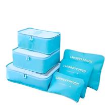 Kit com 6 Necessaire e Bolsa De Viagem Laundrypouch
