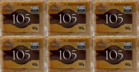 Kit com 6 Paçoca Torrão de Amendoim Com 105g - Doces Ideal