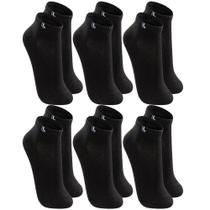 Kit Com 6 Pares De Meia Baixa Lupo Sport Modelo Cano Curto Esportiva Em Algodão Tamanho 33 ao 44