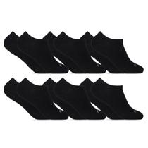 Kit Com 6 Pares de Meias Algodão Cano Curto Invisível Casual Hoahi