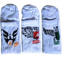 kit com 6 pares de meias Apollo