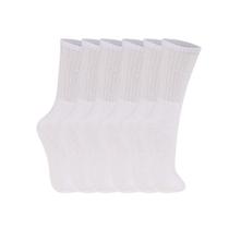 Kit com 6 Pares de Meias Brancas Trifil T06313 Esportivas