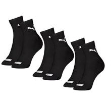 Kit Com 6 Pares de Meias Cano Medio Algodão DiaDia Puma