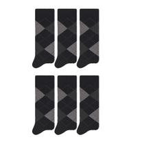 Kit Com 6 Pares De Meias Clássica Casual Masculina De Algodão