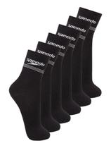 Kit com 6 Pares de Meias Esportiva Cano Médio Speedo 8030