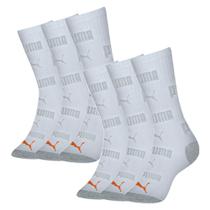 Kit Com 6 Pares De Meias Esportivas Sport Atoalhada Masculina Cano Longo