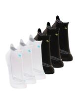 Kit com 6 Pares de Meias Performance Running Lupo 3276-002 Colorido