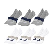 Kit Com 6 Pares De Meias Sapatilha Invisível Algodão Masculino