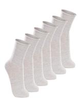 Kit com 6 Pares de Meias sem Punho Casual Lupo 1275-011