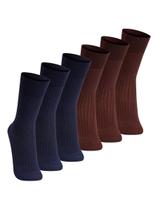 Kit com 6 Pares de Meias Social Lupo 1795-004 Colorido Kit com 6 Pares de Meias Social Lupo 1795-004 Colorido