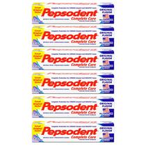 Kit com 6 Pastas de Dentes Pepsodent Complete Care Original - 165ml cada