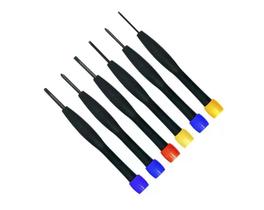 Kit Com 6 Peças De Chaves Torx De Precisão T5 a T10 Celular Notebook Oculos Relogio