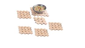 Kit com 6 Peças Esteira Descanso para Mesa Panelas e Travessas Kit com 6 Peças Esteira Descanso para Mesa Panelas e Travessas