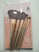 Kit Com 6 Pincéis Para Maquiagem Alleva Kit Com 6 Pincéis Para Maquiagem Alleva