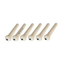 Kit com 6 Pinos para Cavalete de Violão de Aço Custom Sound CSP1 - Cor Creme (VW)